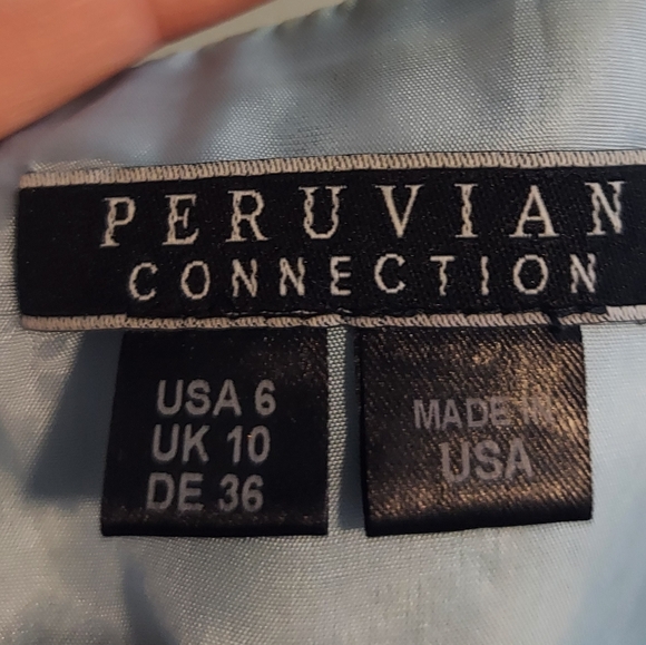 Peruvian Connection Medium Sz 6 Gold Sleeveless Ruched Sheath Dress - Picture 5 of 6